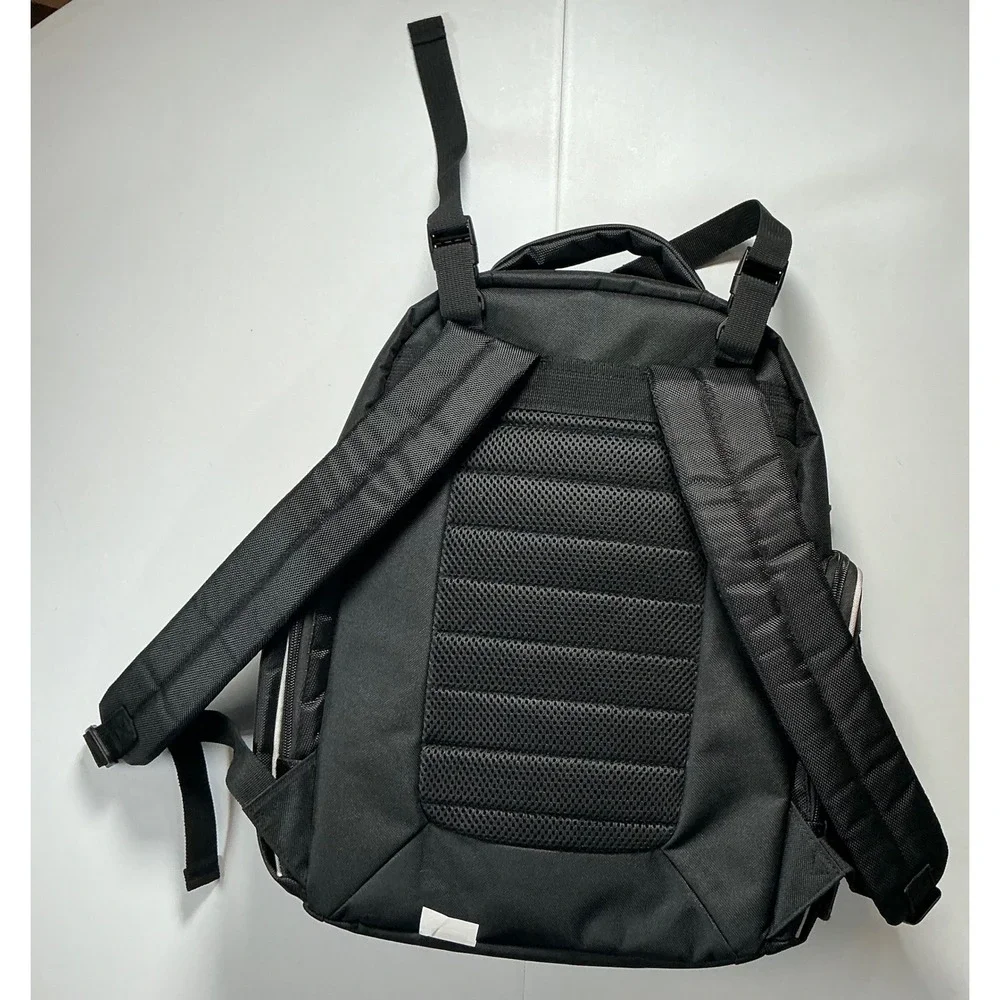 Eddie Bauer First Adventure Backpack Unisex Black Multi Pocket Insulated Utility